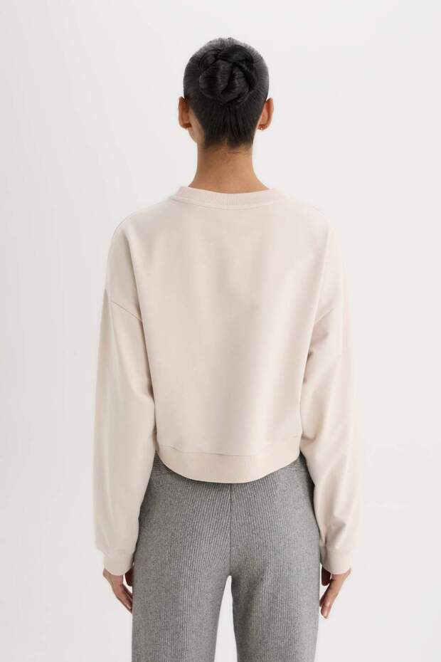 Basic Sportler-Sweatshirt D7119AX25SP - 6