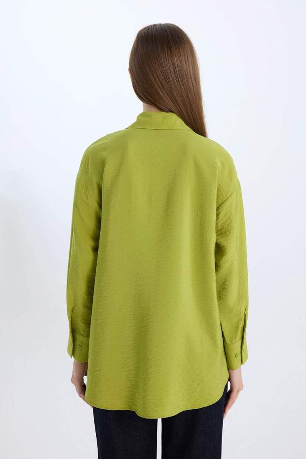 Relax Fit Basıc Gömlek Tunik D7346AX25SP - 6