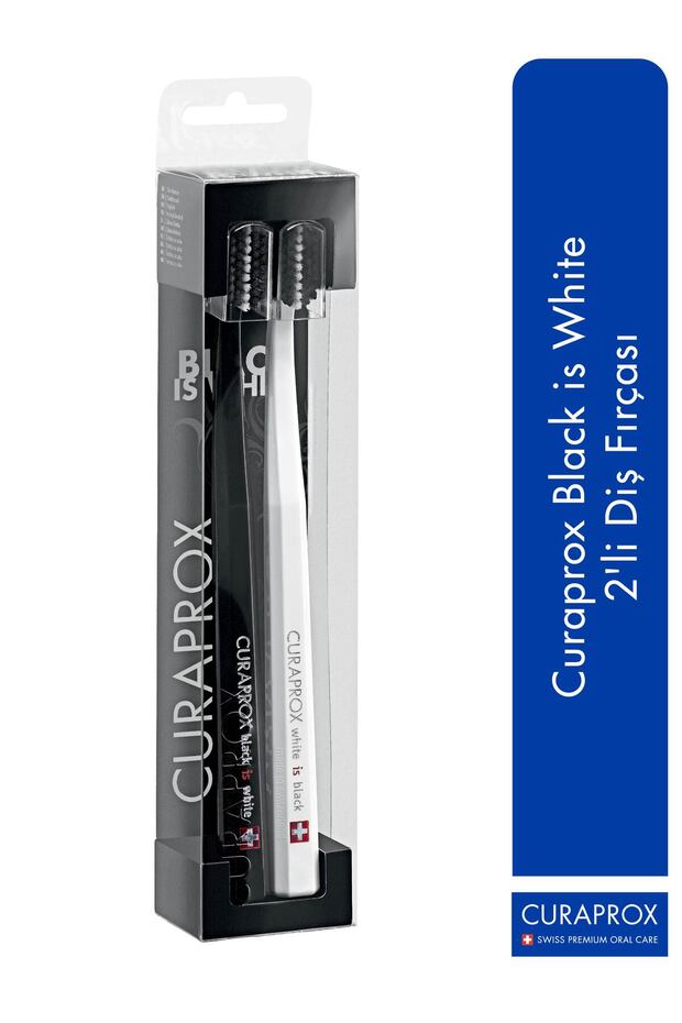 Black is White 2'li Diş Fırçası - 2