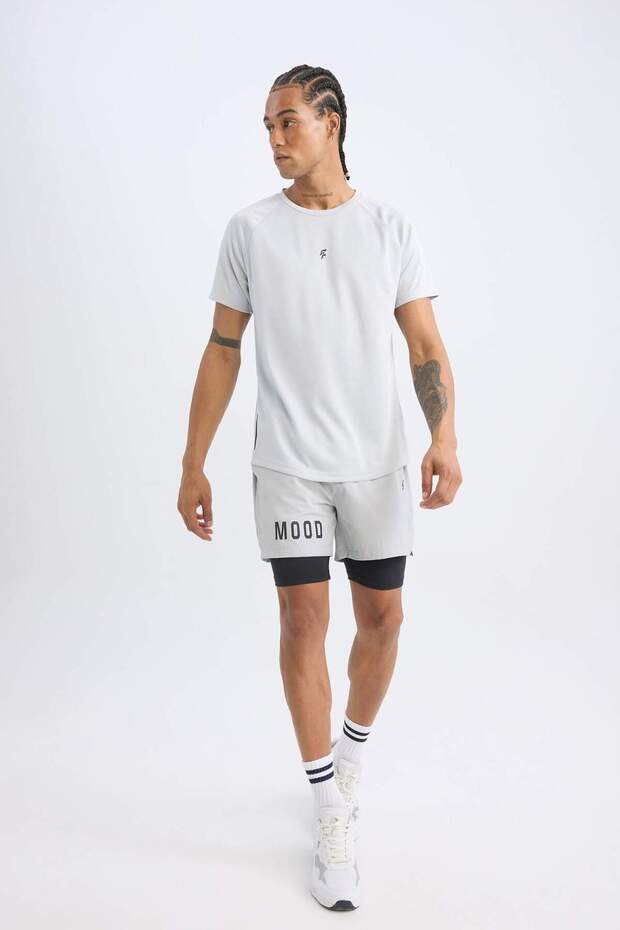 Defactofit Slim Fit Slim Fit Sports Woven Shorts Z2147Az25Sp