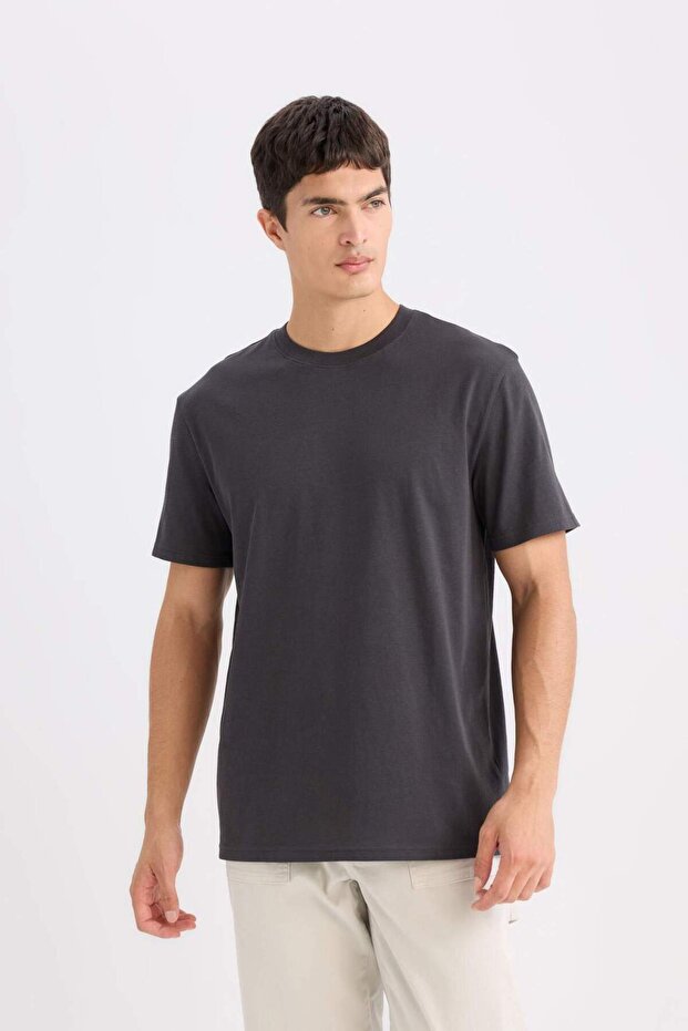 %100 Pamuk Basic Tişört V7699AZ25SP - 7