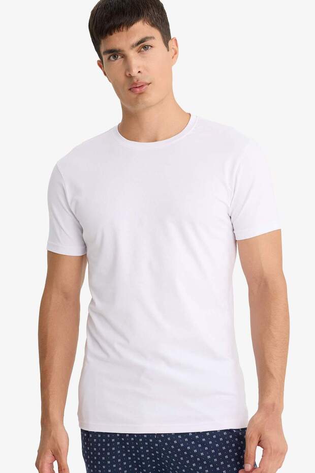 Slim Fit Crew Neck Top D3515Ax24Au