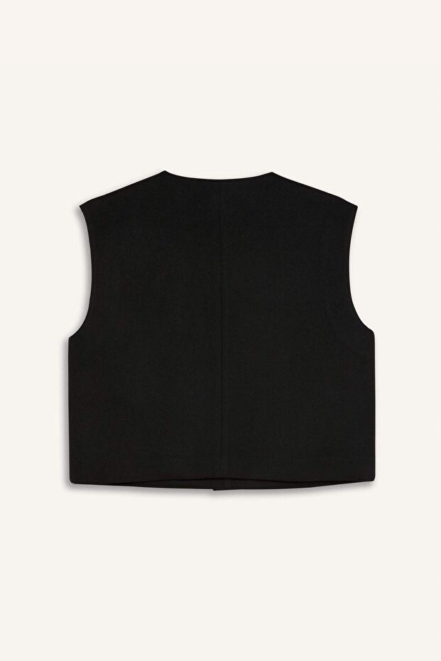Basıc Düğmeli Blazer Yelek E0571AX24AU - 5