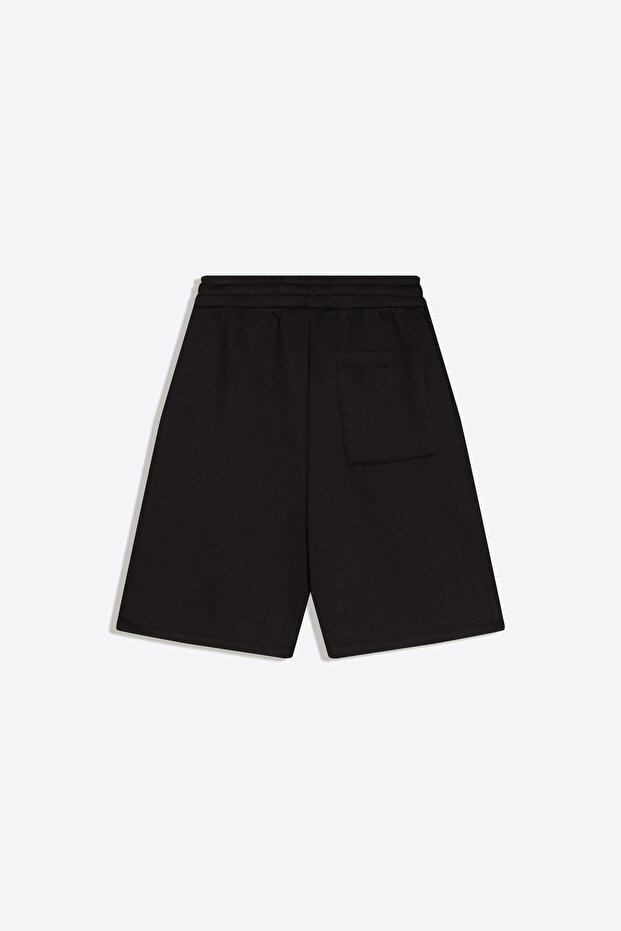 Oversize sentetik kauçuk bermuda - 6