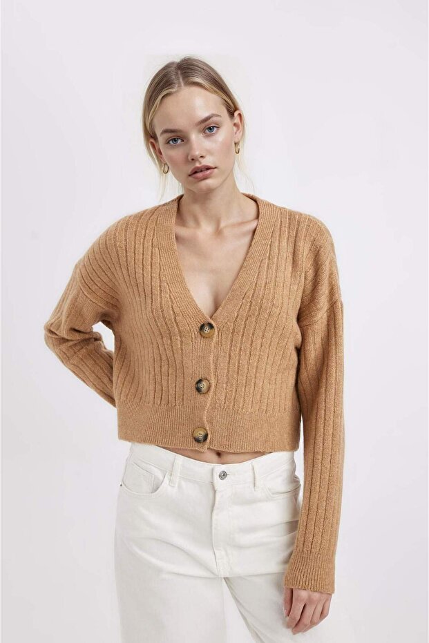Basic Knopfstrick-Cardigan R1389AZ24WN - 3