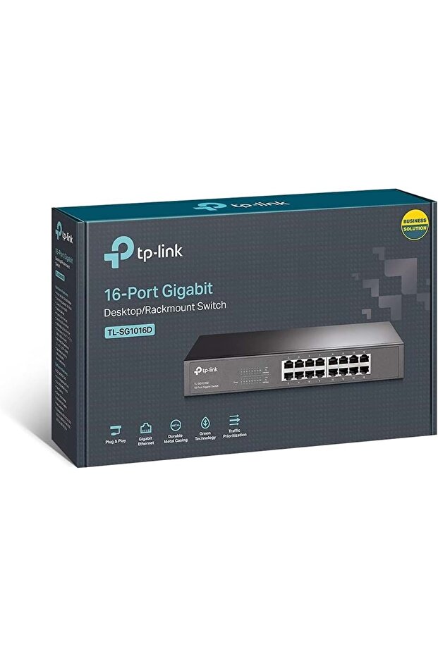 Tp Festa TL-SG1016 16'lı Gigabit Rack switch (3yıl üretici garantili) - 4