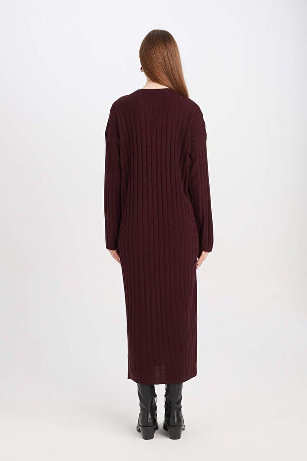 Basıc Triko Elbise D7510AX24WN - 5