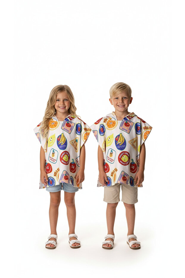 Summer Poncho Beach Towel