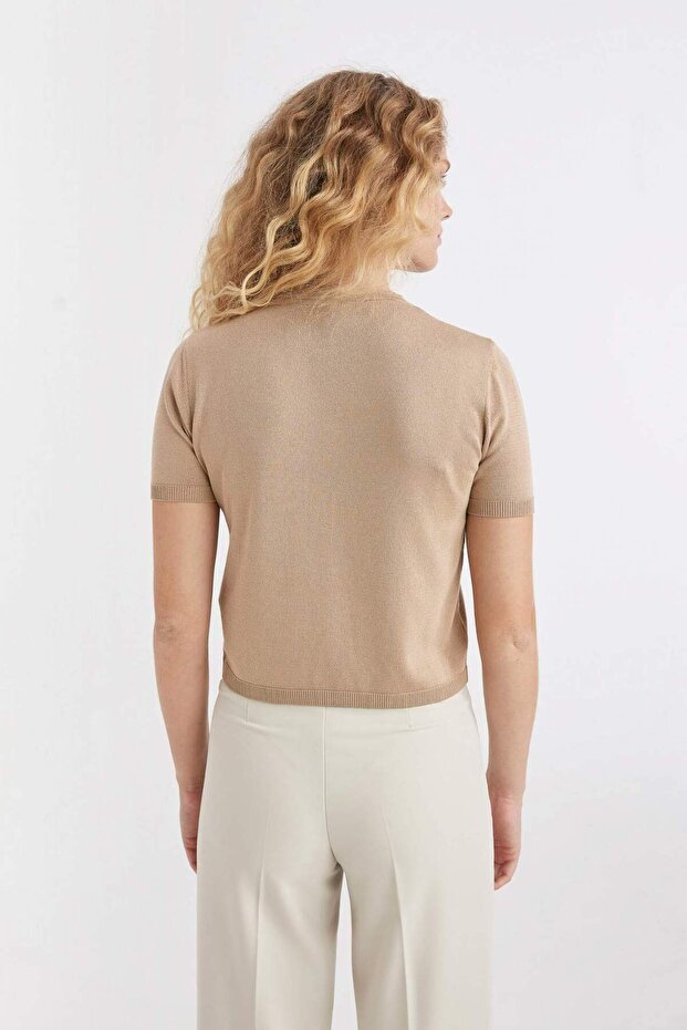 Basıc Düğmeli Triko Hırka D4643AX24AU - 6