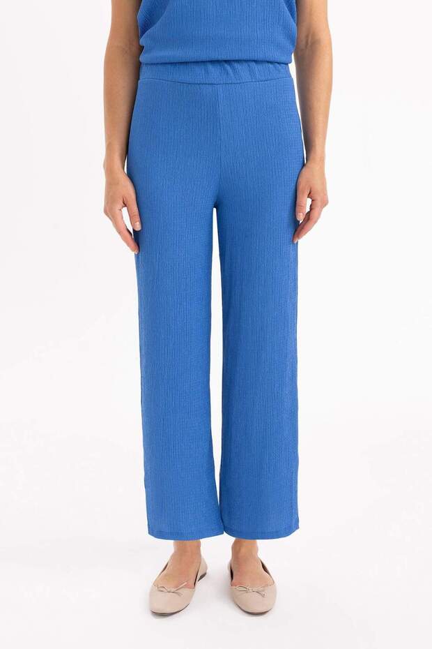 Bürümcük Capri Pants Wide Leg Wide Loose Leg with Pockets C8779Ax24Sp