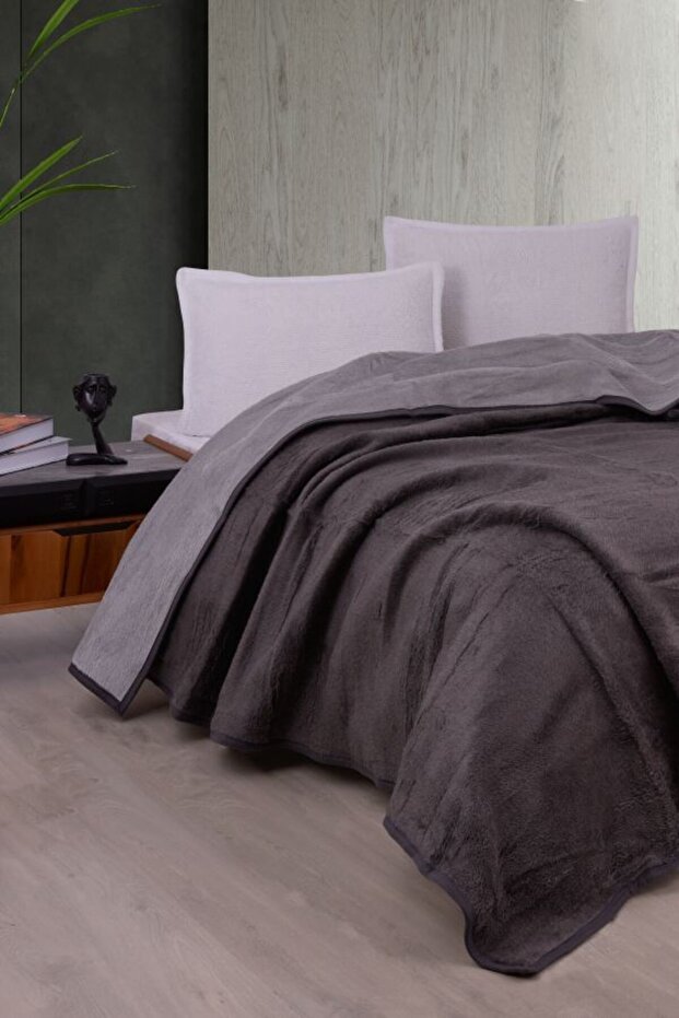 بطانية فردية من القطيفة بنمط عادي - 2