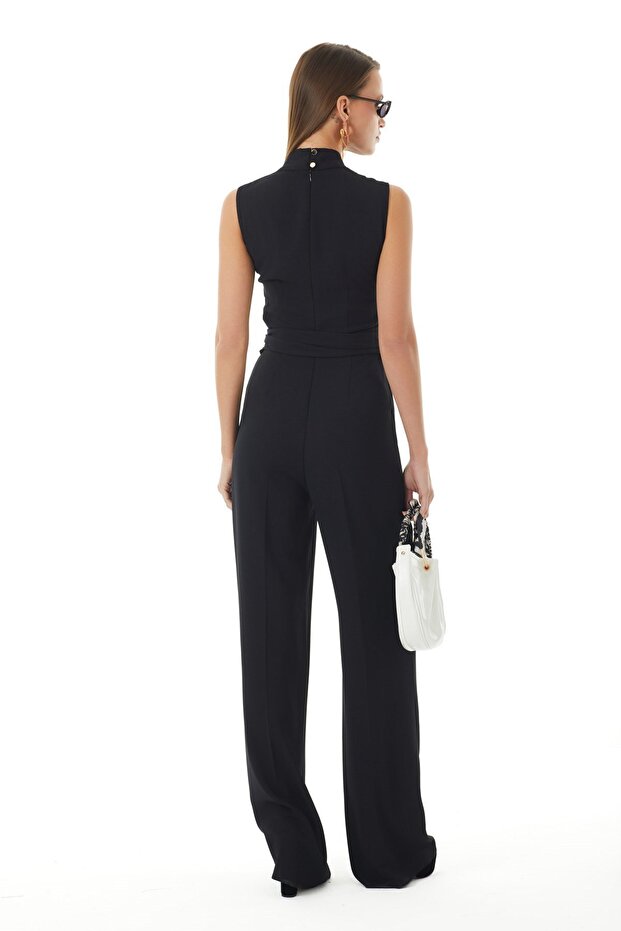 Dik Yaka Bol Paça Tulum - 3