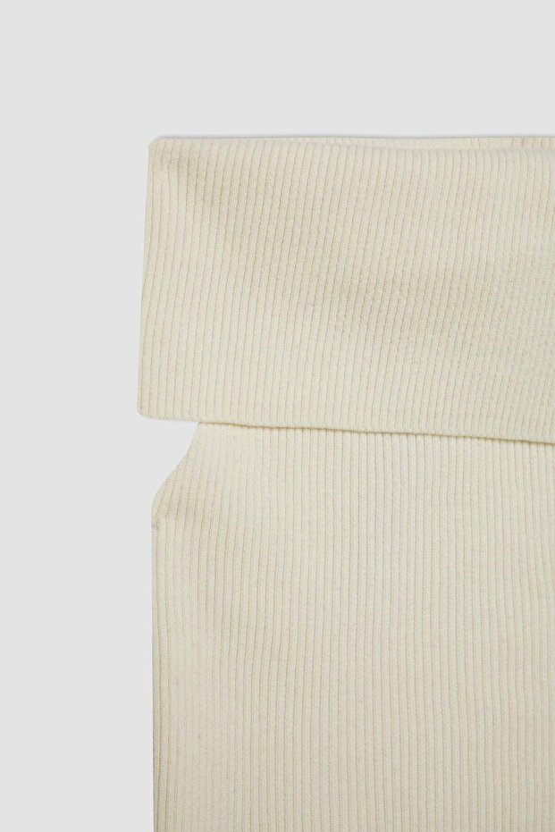 Figurbetonte, schulterfreie Basic-Strickbluse D2997AX24SM - 8
