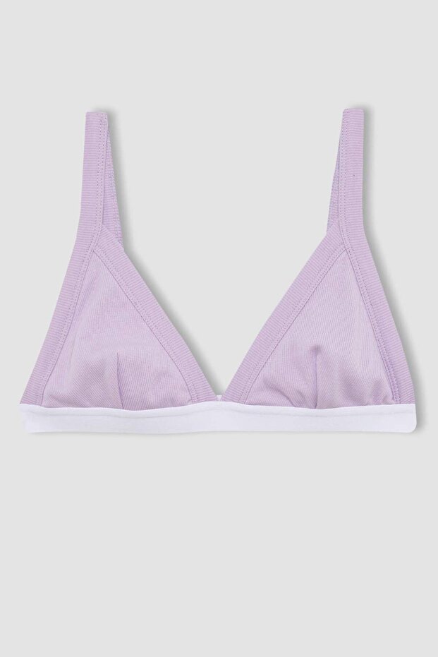 Basic Düz Pamuklu Ribana First Bra B8837A824SP - 1