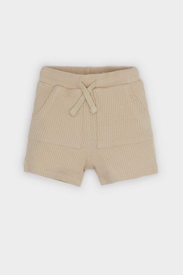 Elastic Waist Waffle Shorts for Baby Boy C2221A524Sm