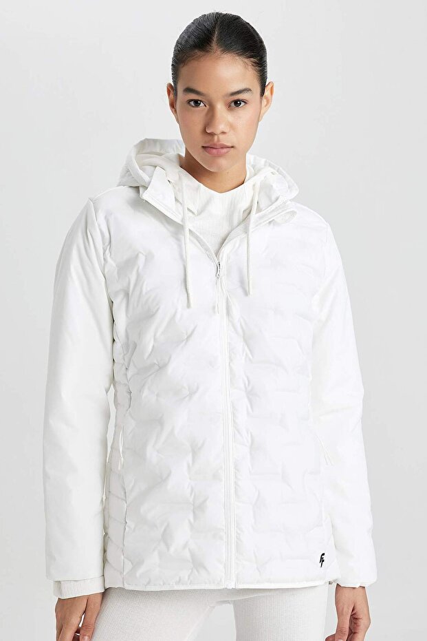 Fit Water Repellent Slim Fit Slim Fit Hooded Zipper Coat B2420Ax24Sp