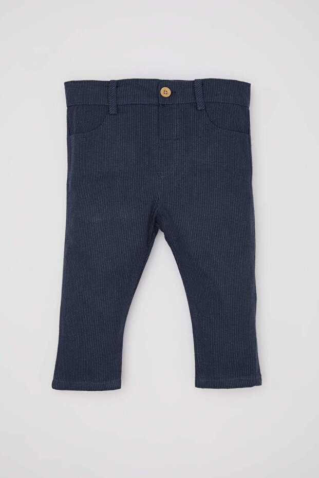 Striped Straight-Leg Gabardine Trousers for Baby Boy B9254A524Sp