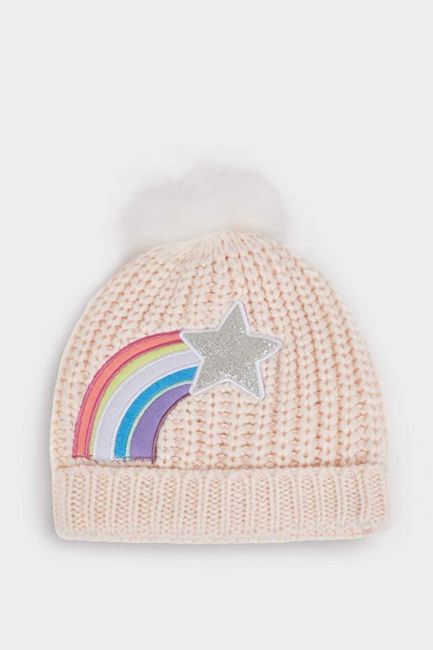 3D Knitwear Beanie Girl's A5547A823Wn