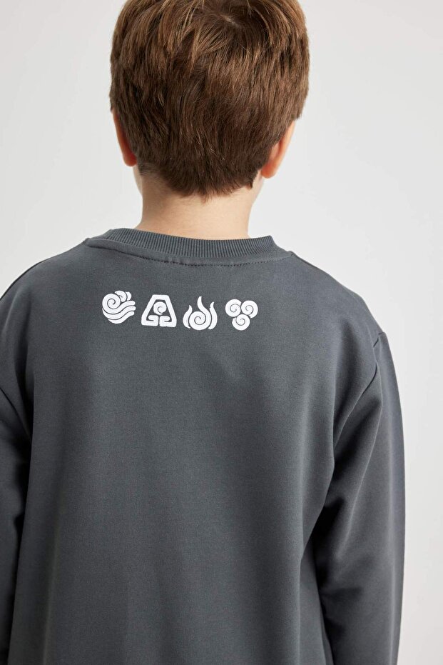 Boy's Avatar the Last Airbender με κουκούλα φούτερ B2216A823WN - 5