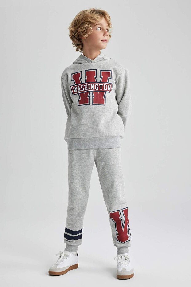 Boy's Printed Jogger Pants Sweatpants B2235A823Wn