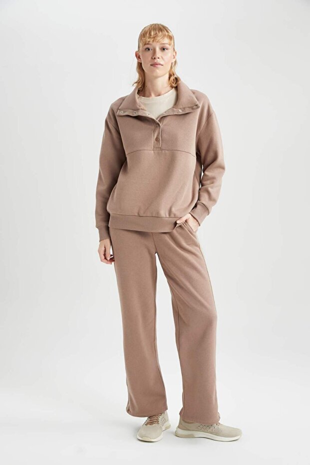Wide Leg Geniş Paça Eşofman Altı Cepli Geniş Paça Standart A7155AX23AU - 1
