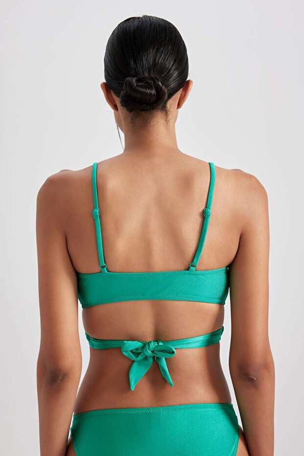 Regular Fıt Bikini Üstü B0387AX23HS - 5