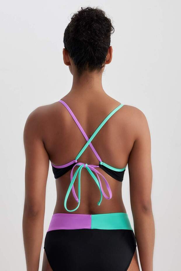Regular Fıt Bikini Üstü B0238AX23HS - 5