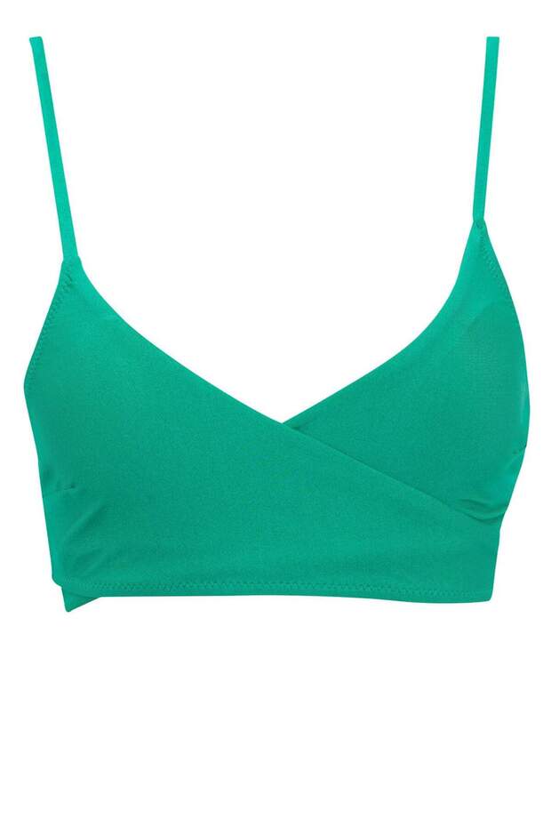 Regular Fıt Bikini Üstü B0387AX23HS - 6