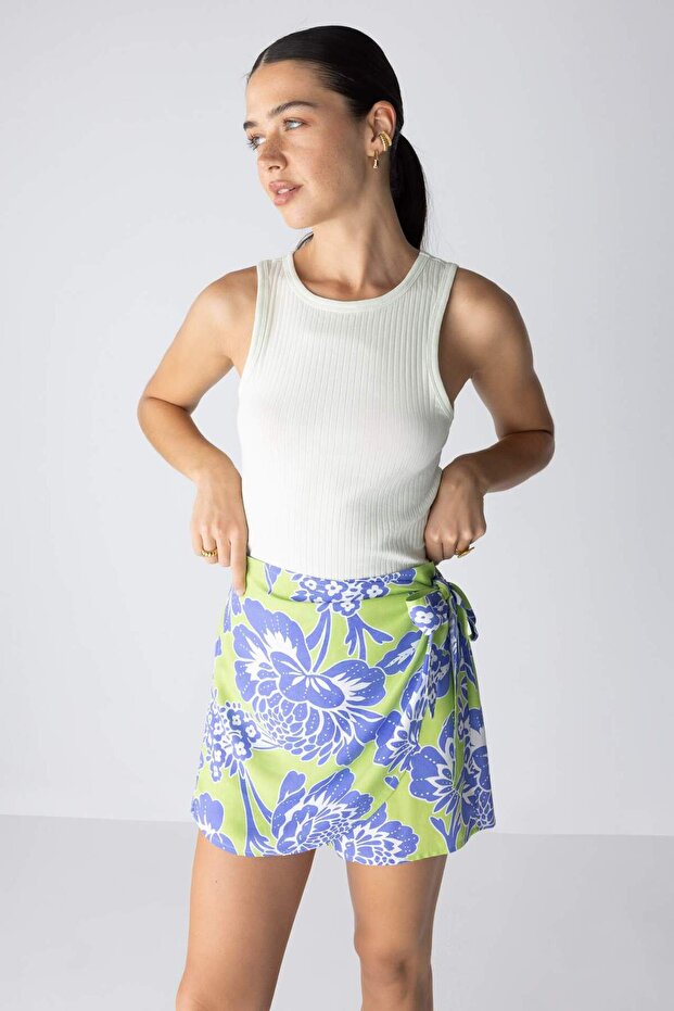 Slim Fit Halter Neck Corded Fabric Ribbed Knit Athlete A8859Ax23Hs