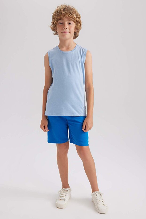 Crew Neck Basic Undershirt for Boys B0669A8Ns - 2