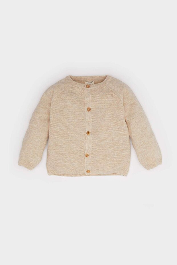 Crew Neck Buttoned Knitwear Cardigan Baby Boy A3833A523Au