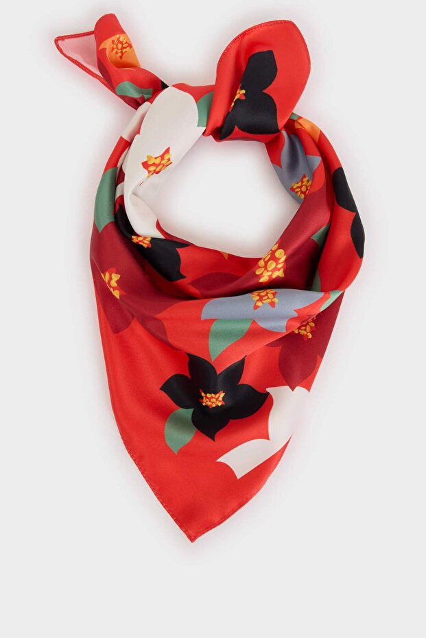 Women's Floral Scarf A0859Ax23Sm