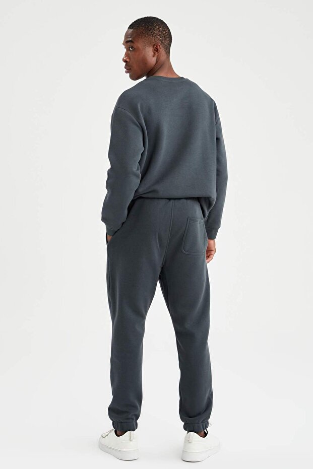 Regular Fit Basic Jogger Sweatpants U7438Azns - 6