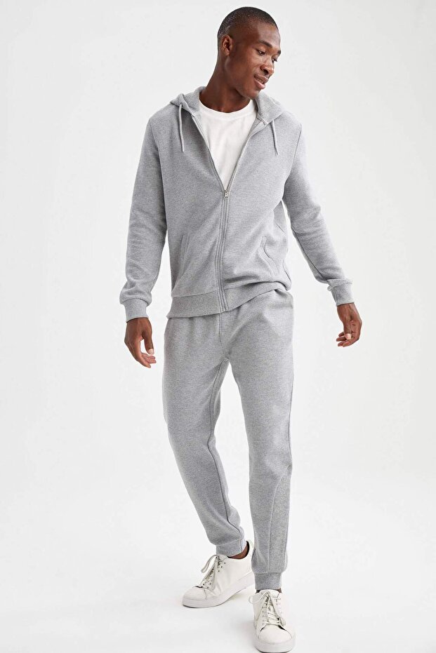Slim Fit Basic Pamuklu Jogger Eşofman Altı N0140AZ21AU - 4