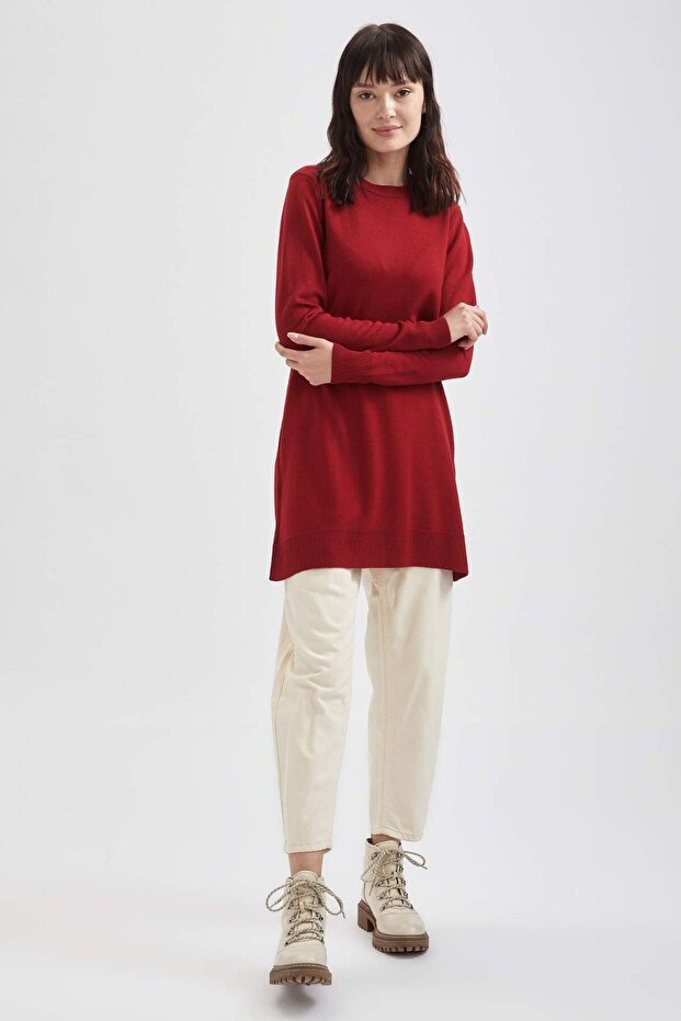 Regular Fit Bisiklet Yaka Tunik - 6