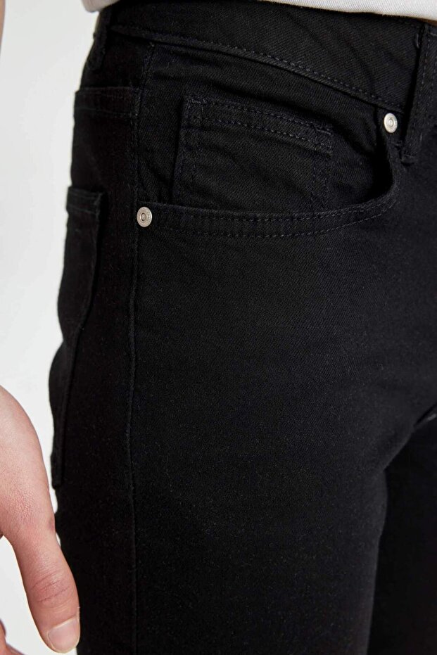 Skinny Fit Jean Bermuda Şort A5037AX24SM - 5