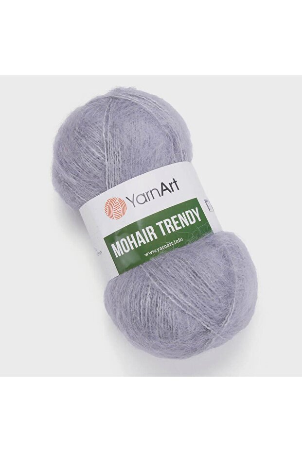 Mohair Trendy - Hand Knitting Yarn Gray-113