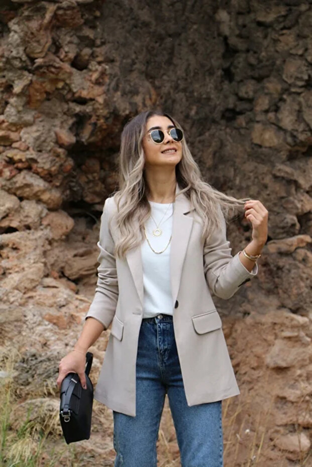 Stone Wool Effect blézer - 6