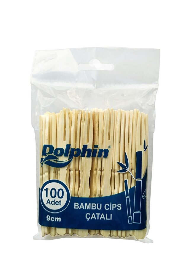 Bambu Cips Çatalı 9 cm 100 Adet - 3