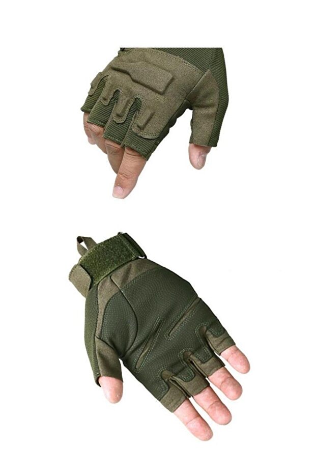 Taktik Eldiven Haki Yeşil M - 3