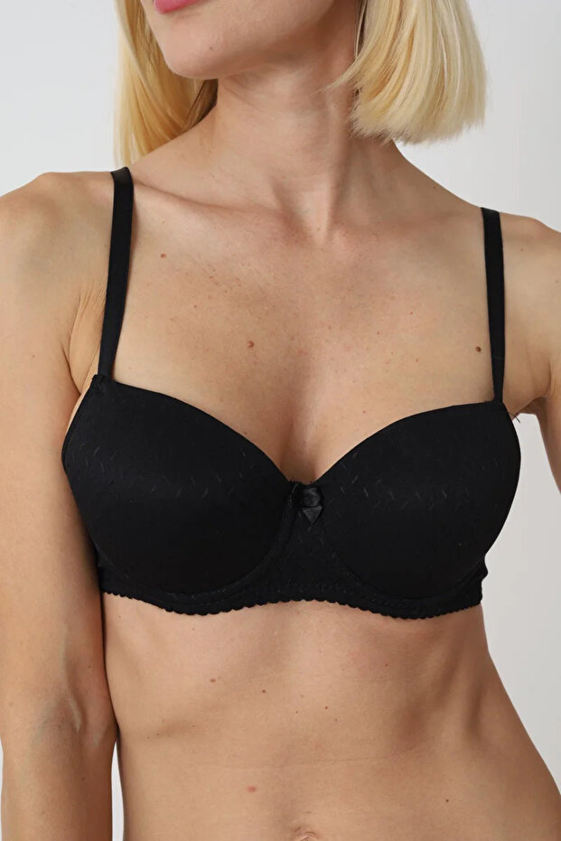 Black Leaf Patterned Empty Unpadded Supportless Cup Bcup Cup - 7