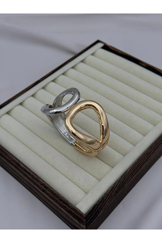 سوار بيضاوي الشكل بلونين - 4