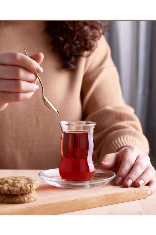 كوب شاي مزدوج الصدر 6 قطع P42981 موديل جديد