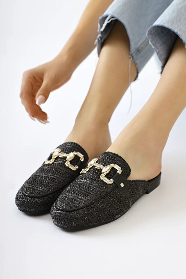 Hco Flat Sole Closed Front Slippers - 2