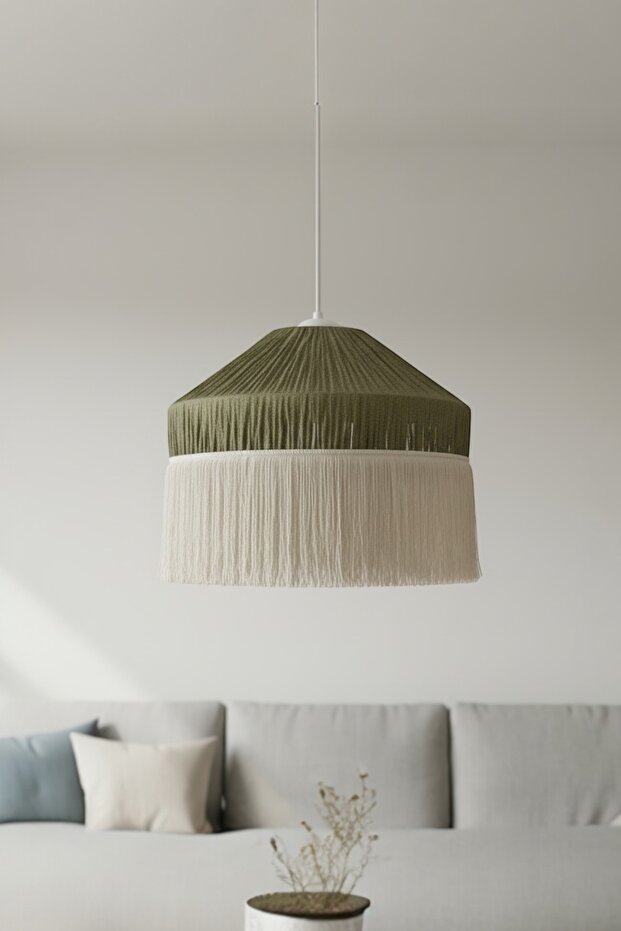 Bohem Avize, Rustik Avize, Jüt Avize, Doğal Avize, Hasır Örgü Avize, Bambu Avize, Tavan Aydınlatması - 4