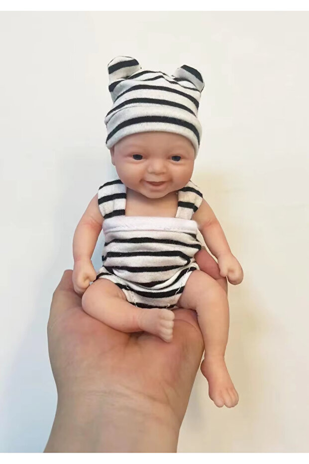 Smile Boy Noah 7" Micro Preemie Full Silicone Reborn Doll "Noah" Lifelike Mini Reborn Doll Surpric
