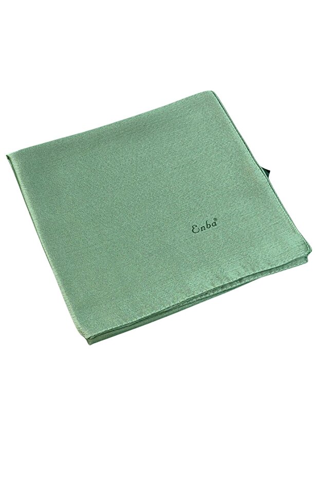 Enba Glossy Textured Solid Color Jan Jan Scarf - Elegant and Modern Design