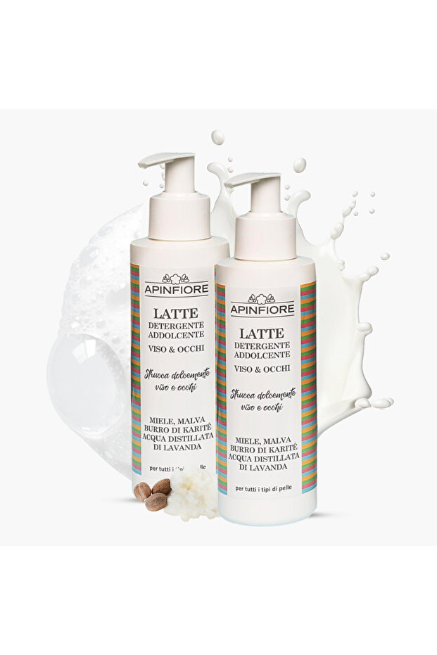 Rice Bran Milk Cleanser 250ml x2 – Honey, Calendula, Mallow & Shea Butter Sensitive Skin