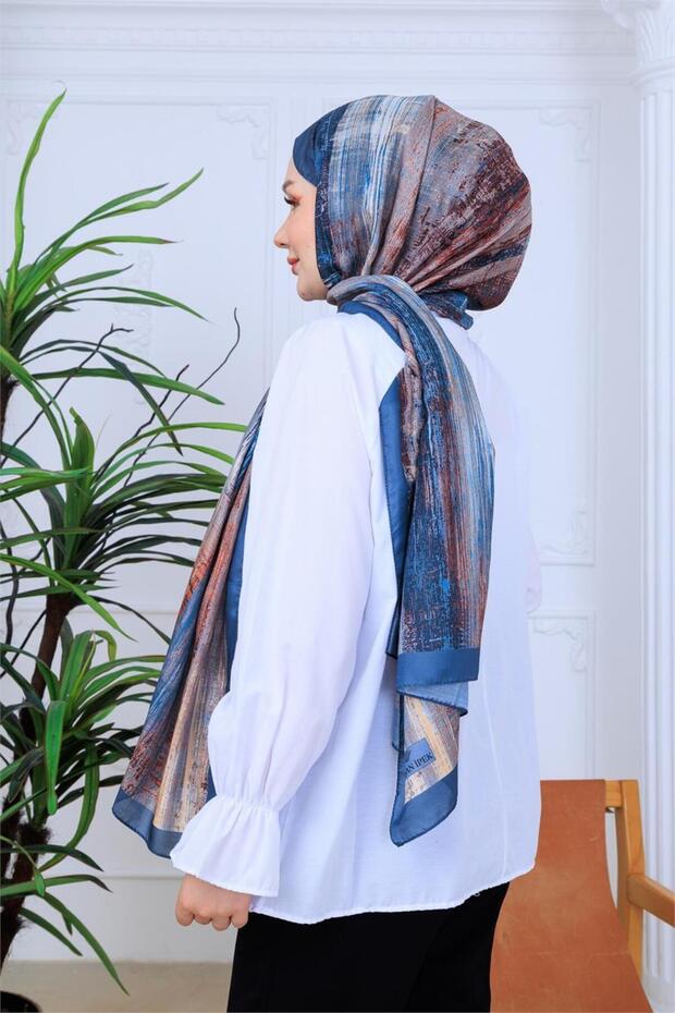 Abstrack Patterned Digital Soft Shawl - 3
