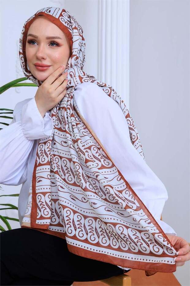 Complex Patterned Digital Soft Shawl